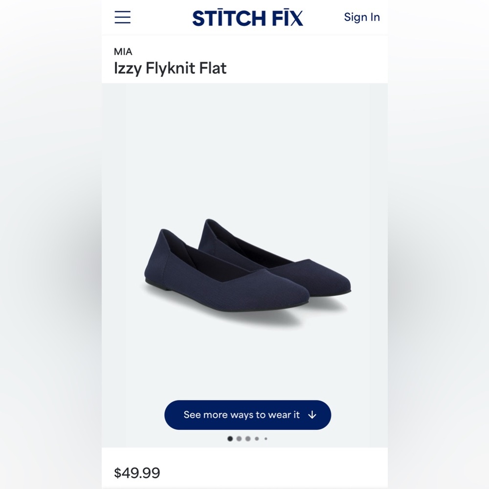 MIA Izzy Flyknit Flat